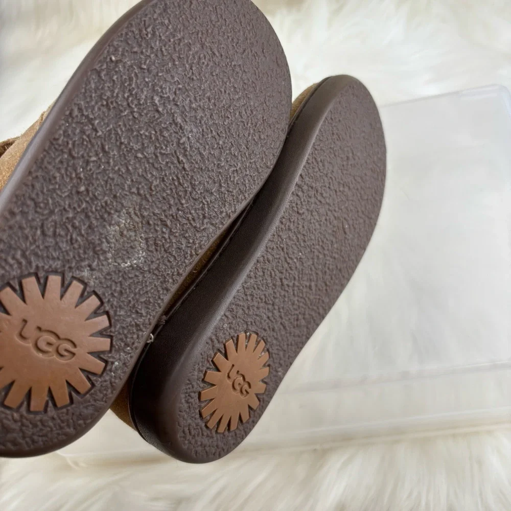 UGG Kids Brown Suede Boots size 10